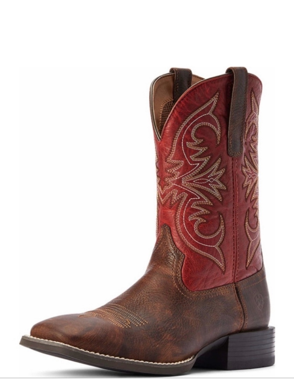 Ariat Men's New Sport Pardner Western Cowboy Boots - Matte Rebel Brown